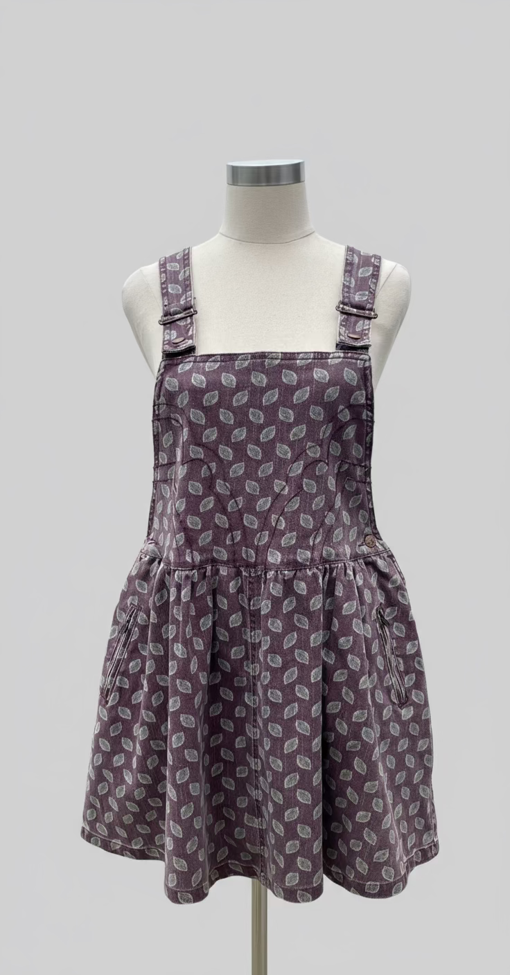 Casette Society Denim Dress - M