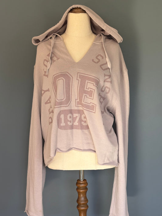 Ocean & Earth Crop Hoodie - 12