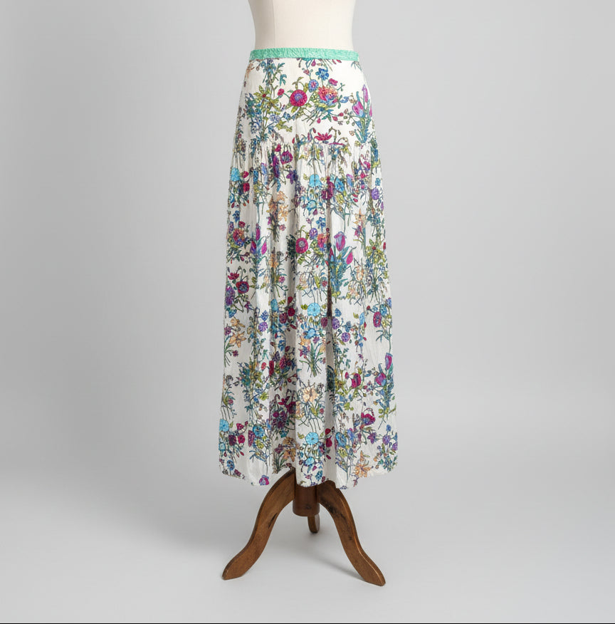 Spell Floral Maxi Skirt - XS