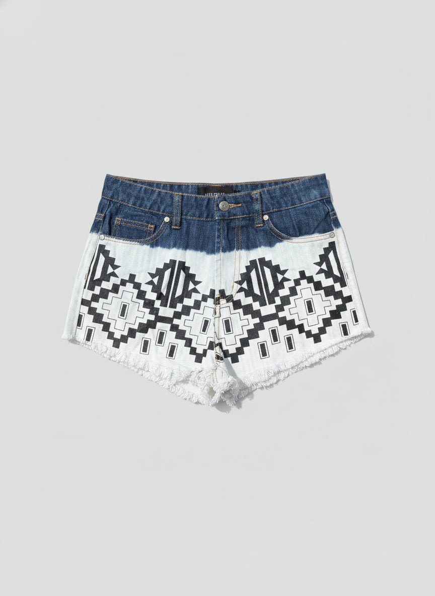 Minx Pattern Shorts - S
