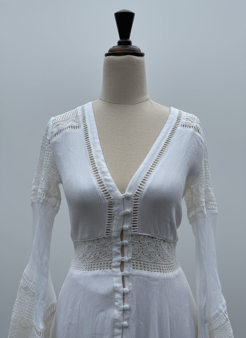 Spell White Dress - XS