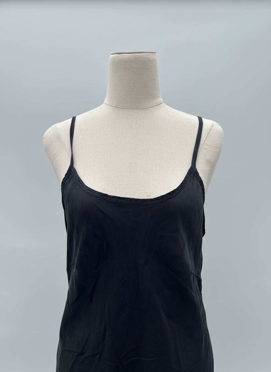 Flannel Black Slip Dress - 3